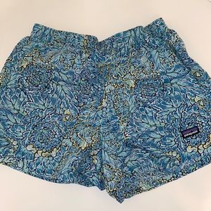 Green Patagonia shorts